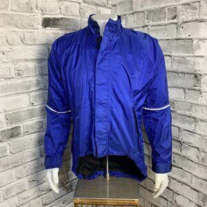 Sierra Designs Vintage Gore-Tex Shell Jacket M Blue Rain Cycling Outdoors Coat
